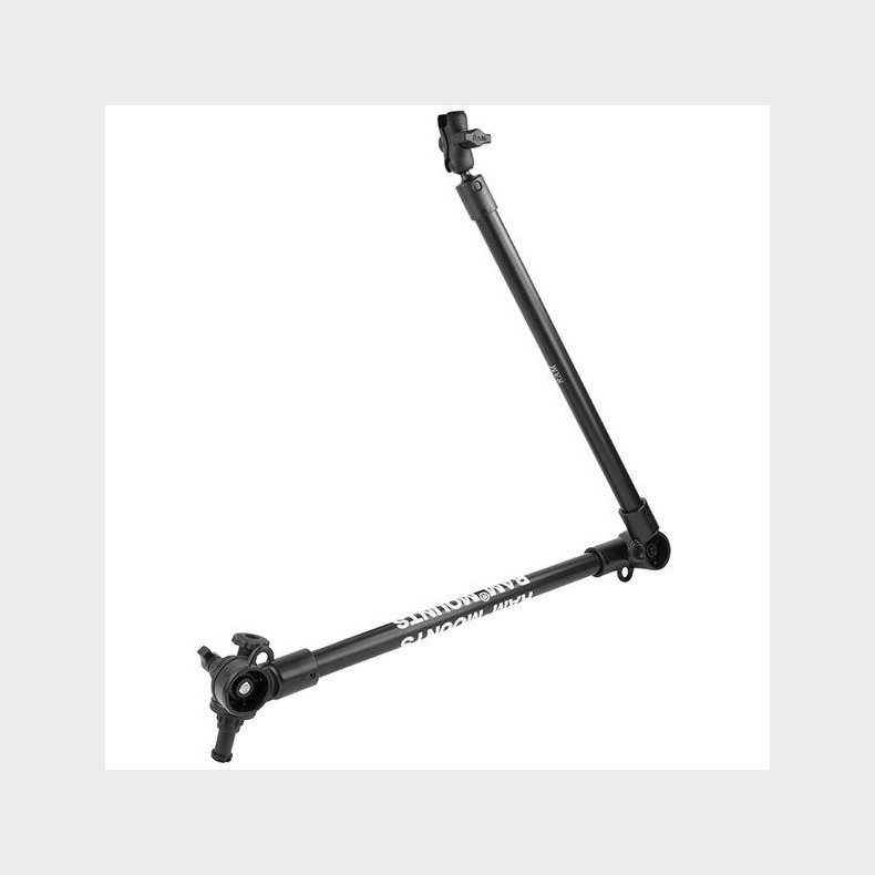 RAM Tough-Pole 48&Prime; Double Pipe Mount With RAM Track-Node Base