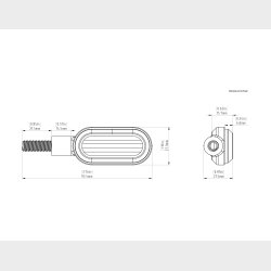 DENALI T3 REAR SWITCHBACK LED M8 TURN SIGNALS