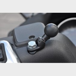 RAM Base med 9mm hul og kugle - vinklet