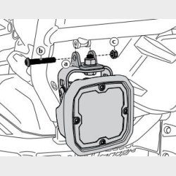 DENALI ADAPTER FOR BMW STYLE LIGHT MOUNTS